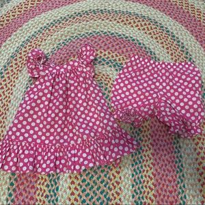 Smocked 2 piece outfit